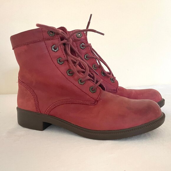 Kodiak Canada's Red womens waterproof leather boots size 8 - Picture 5 of 15